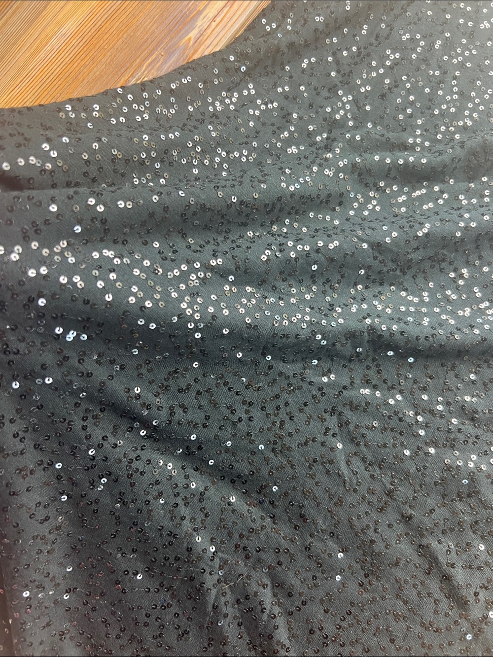 Express Black Sequin Tank Dress Large - Picture 8 of 9